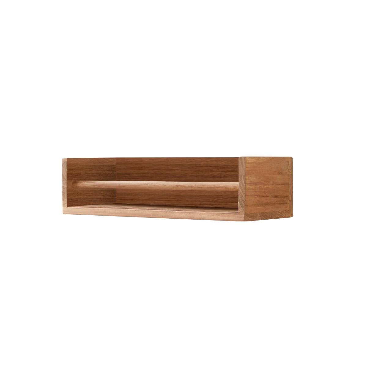 Tikamoon - Ugo - Wandplank voor kinderkamer van massief teakhout 60 cm