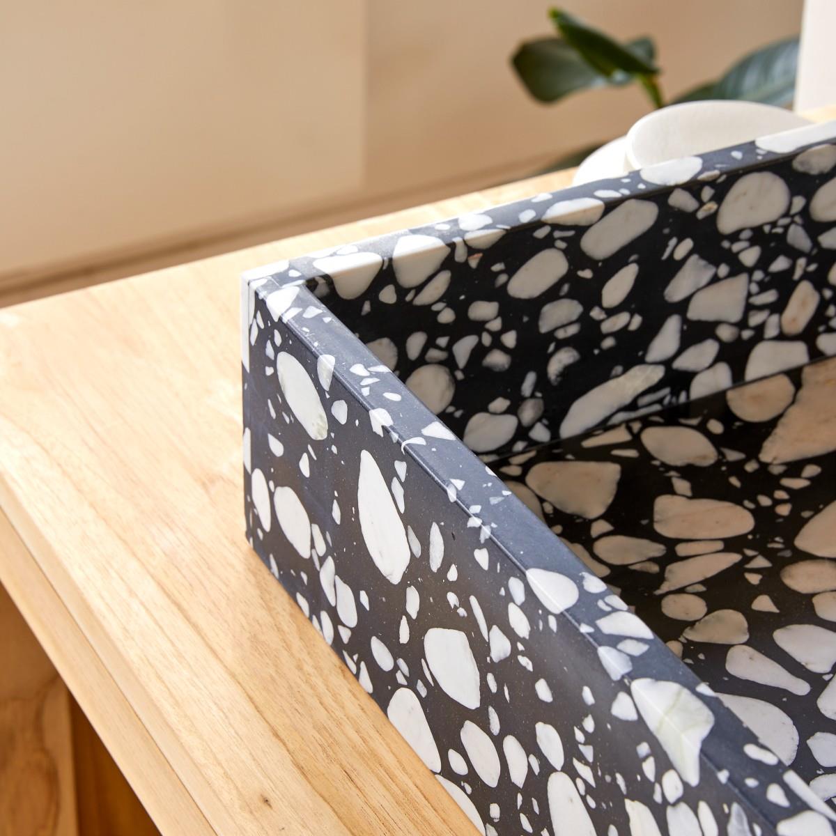 Tikamoon - Unik - Wastafel van premium terrazzo
