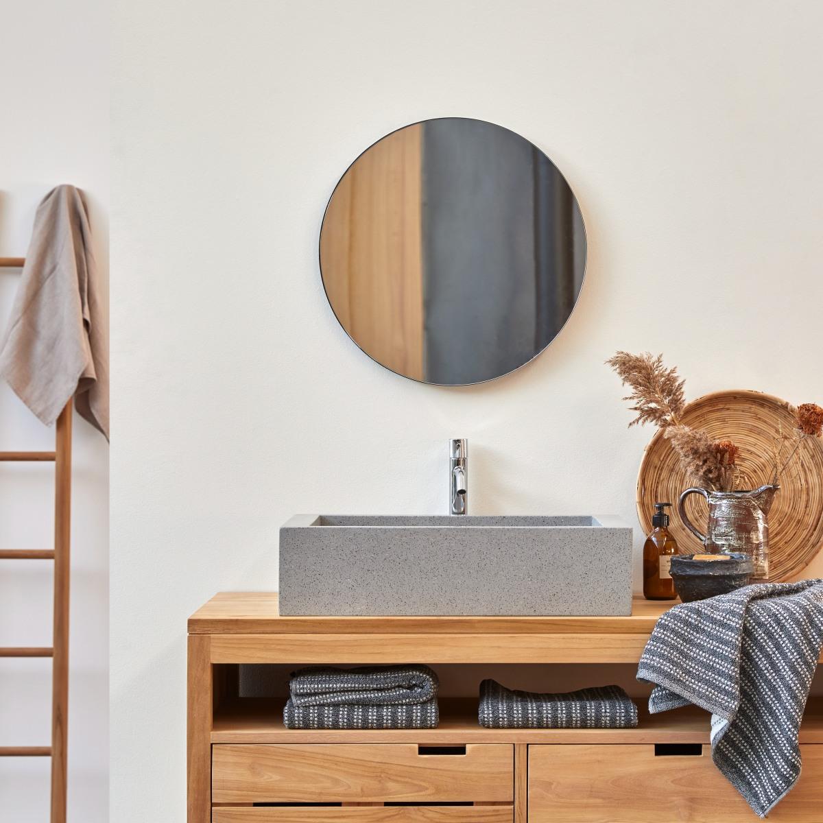 Tikamoon - Pegase - Wastafel van terrazzo grey
