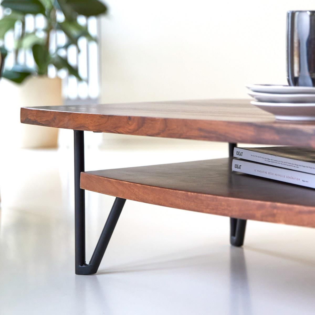 Tikamoon - Bonnie - Massief palissander salontafel