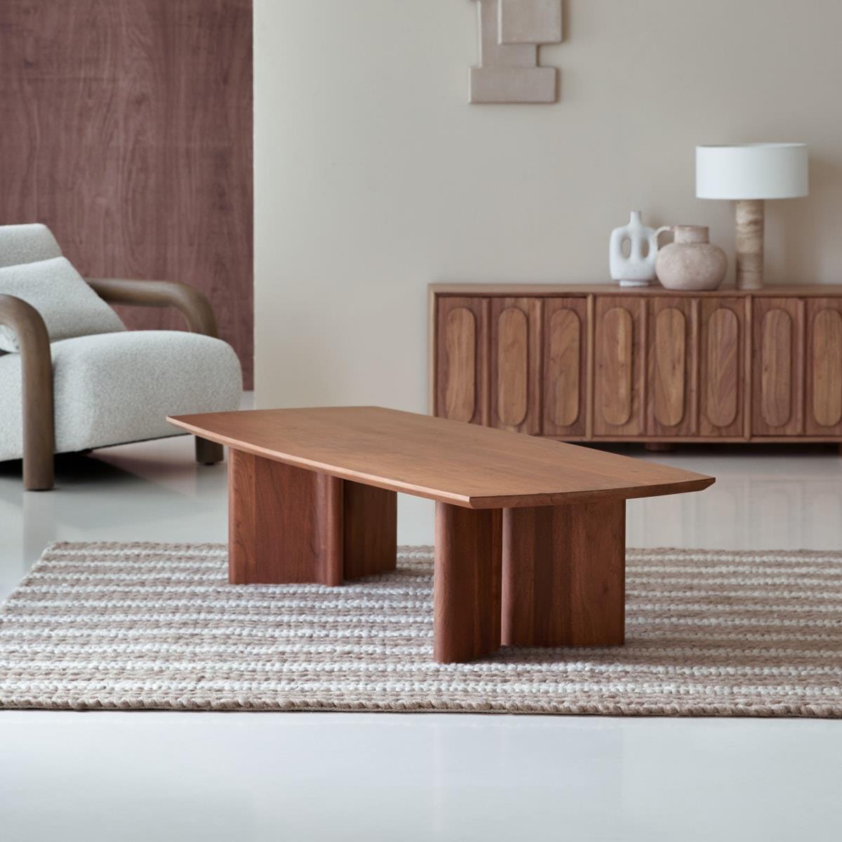 Tikamoon - Salontafel van acaciahout 140x60