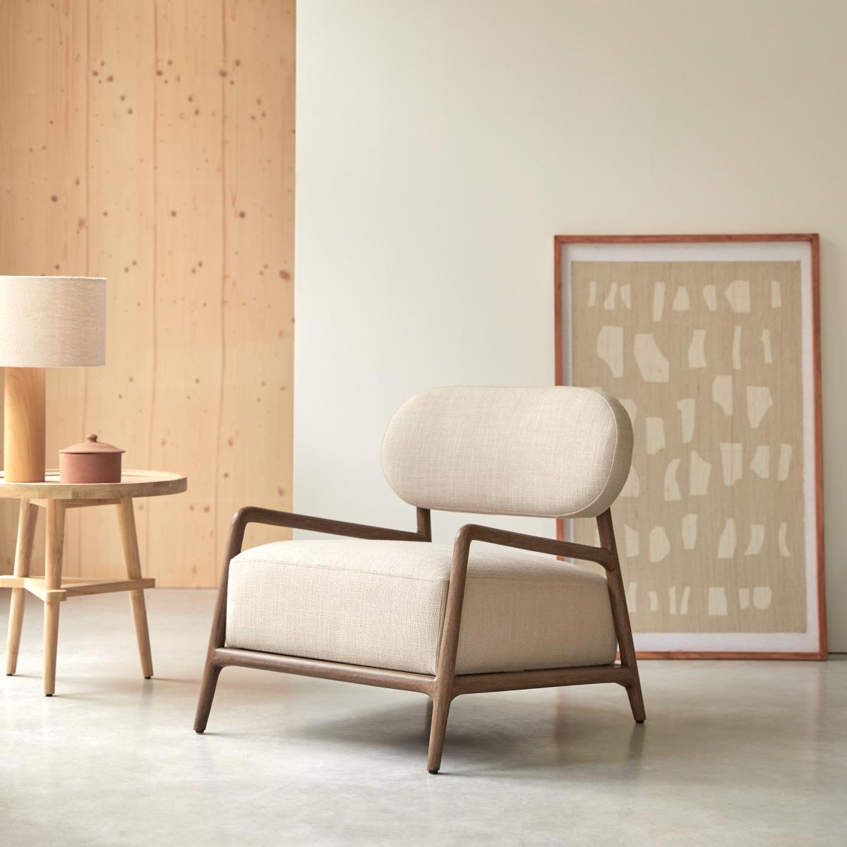 Tikamoon - Romane - Fauteuil van massief mindi