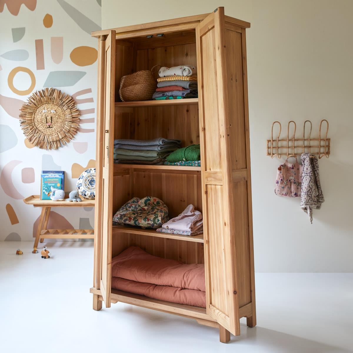 Tikamoon - Yuki - Kast van massief gerecycled grenenhout