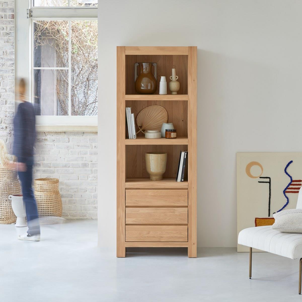 Tikamoon - Eden - Massief eiken boekenkast