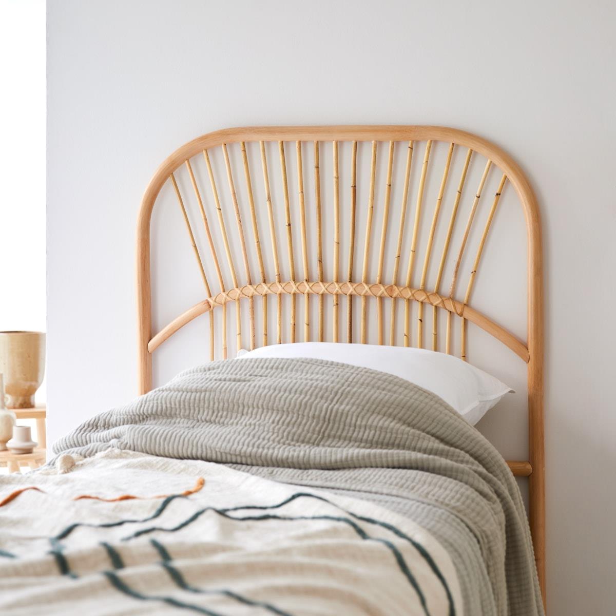 Tikamoon - Colette - Rotan hoofdbord 90 cm