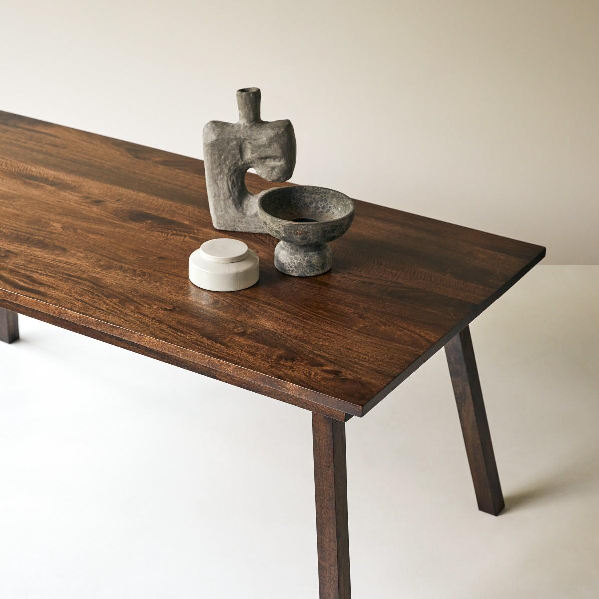 Tikamoon - Arko - Eettafel van massief mangohout voor 6|8 personen.