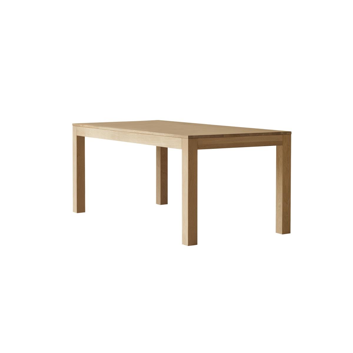 Tikamoon - Uitschuifbare tafel in massief eikenhout 180x90 Eden