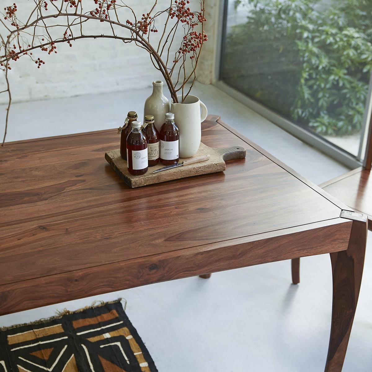 Tikamoon - Luna - Tafel van massief palissander voor 6|8 personen.