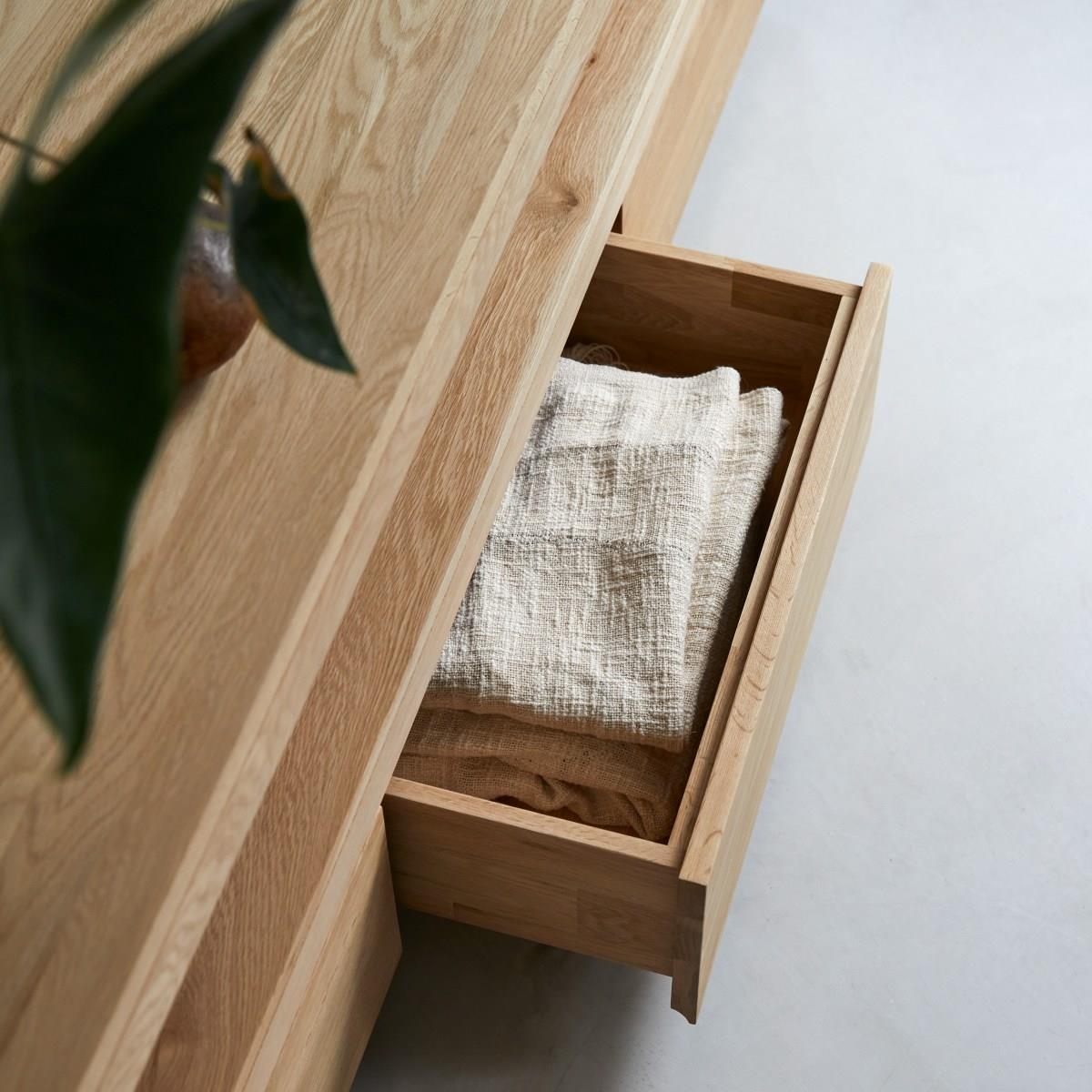 Tikamoon - Anoa - Massief eiken tv-meubel 180 cm