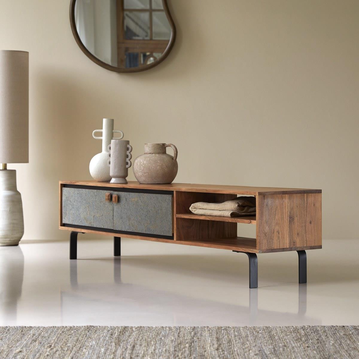 Tikamoon - Temis - Acacia tv-meubel 160 cm
