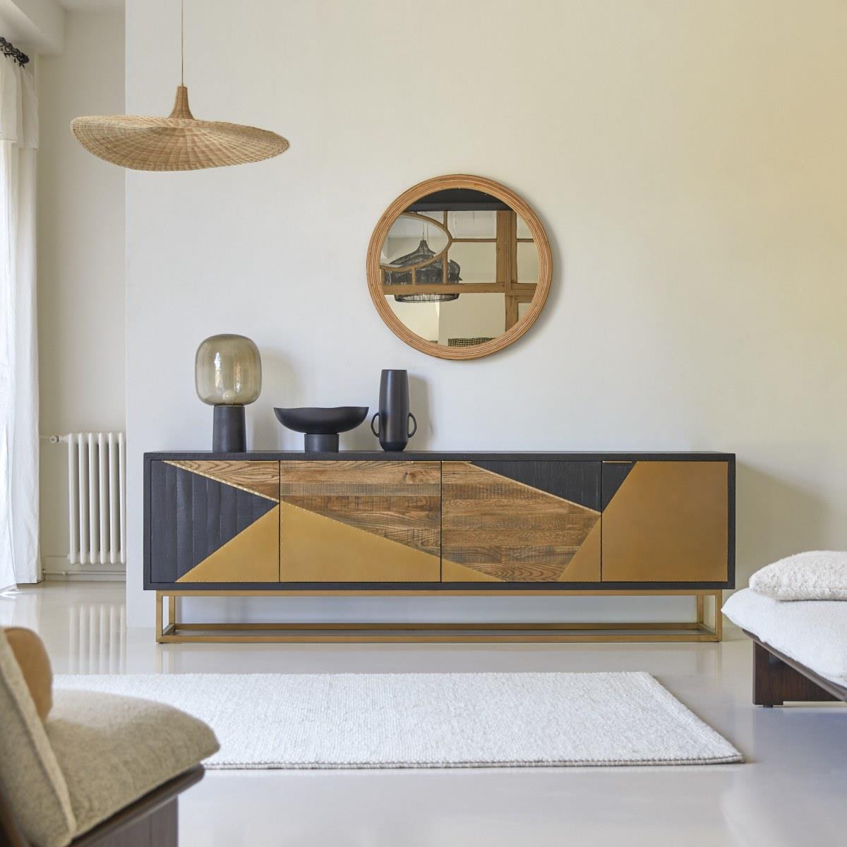 Tikamoon - Oscar - Eiken tv-meubel 240 cm