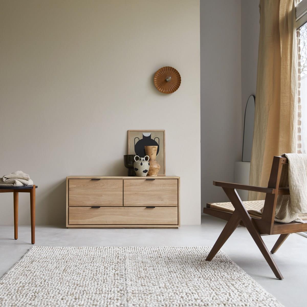 Tikamoon - Senson - Massief eiken tv-meubel 120 cm