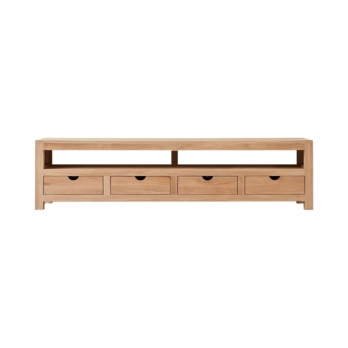 Tikamoon - Oliver - Massief eiken tv-meubel 200 cm