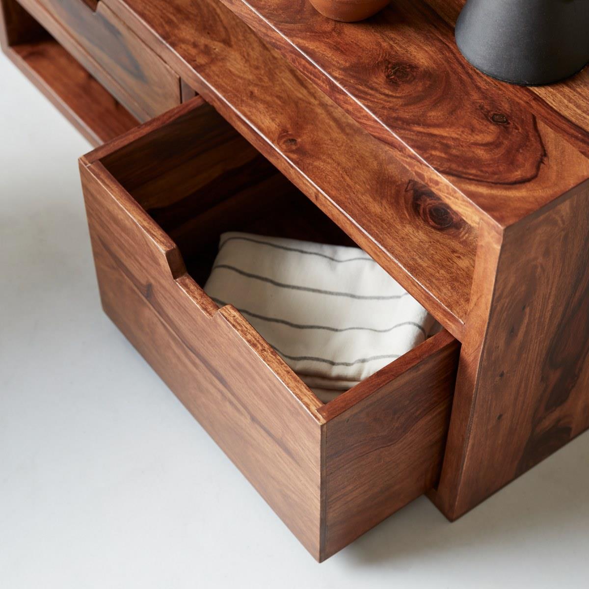 Tikamoon - Kwarto - Massief palissander tv-meubel 85 cm