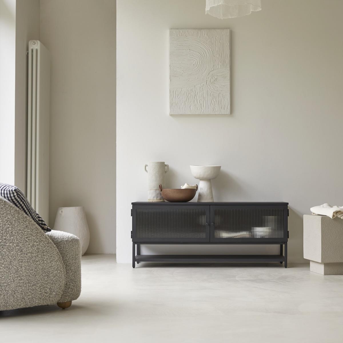 Tikamoon - Metalen tv-meubel Antonin 120 cm