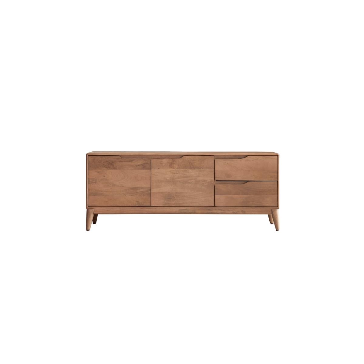 Tikamoon - Tv-meubel in massief mangohout Gabrielle 140 cm