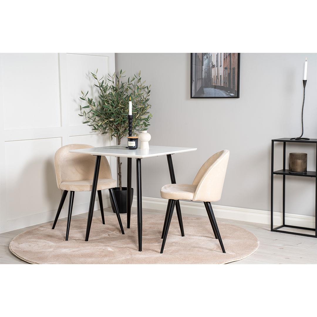Venture Home Polar Eettafel 80 x 80 - Wit
