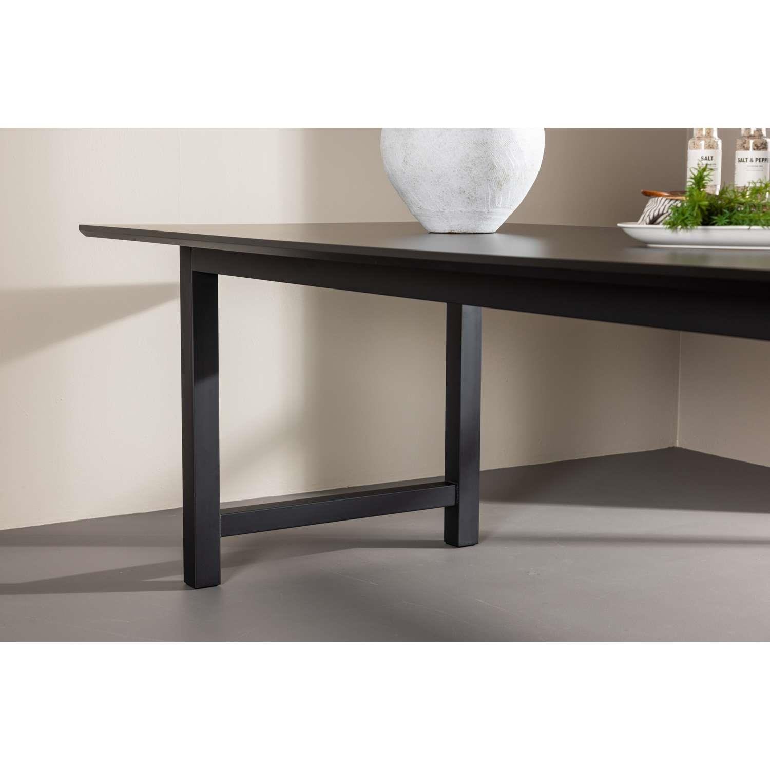 Venture Home Count Eettafel 220 x 100 - Zwart