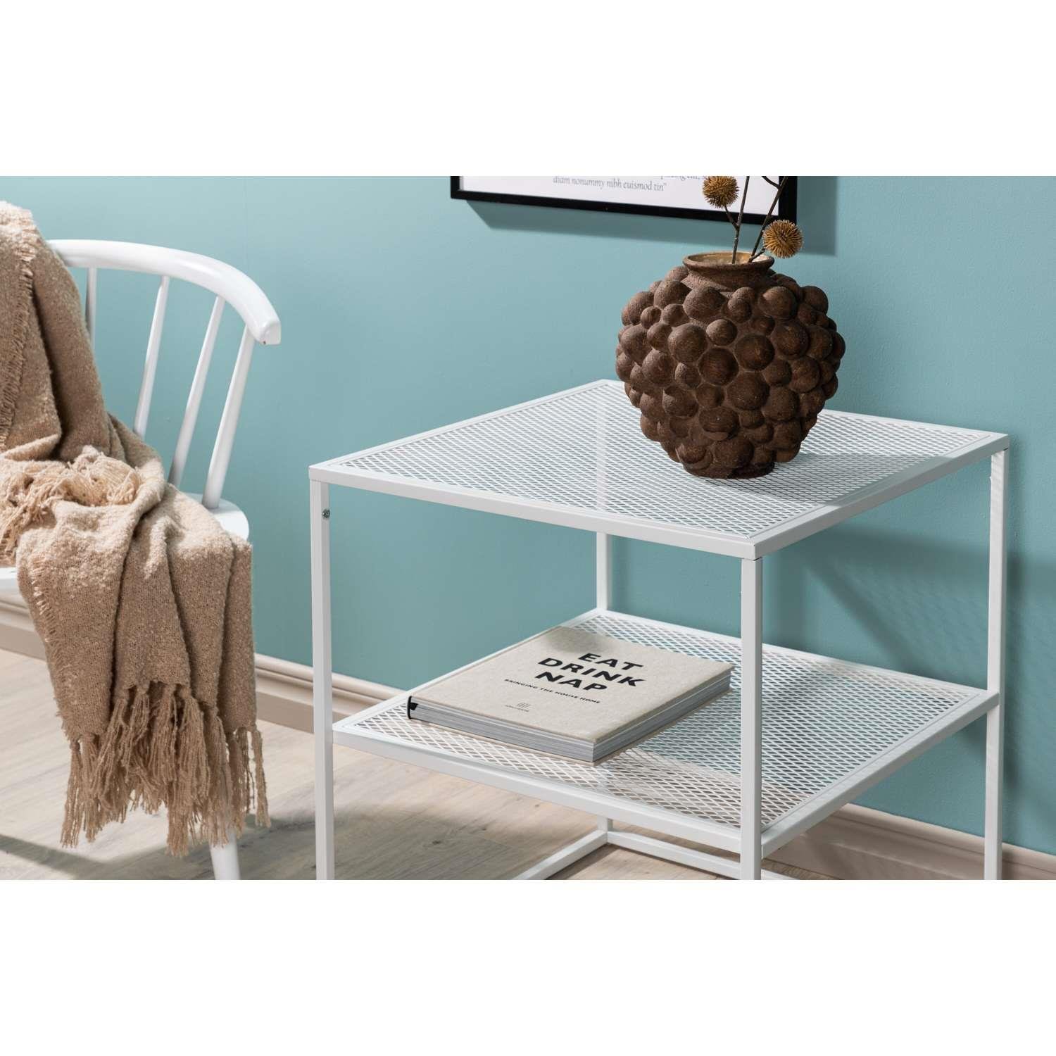 Venture Home Netz Salontafel 55 x 55 - Wit