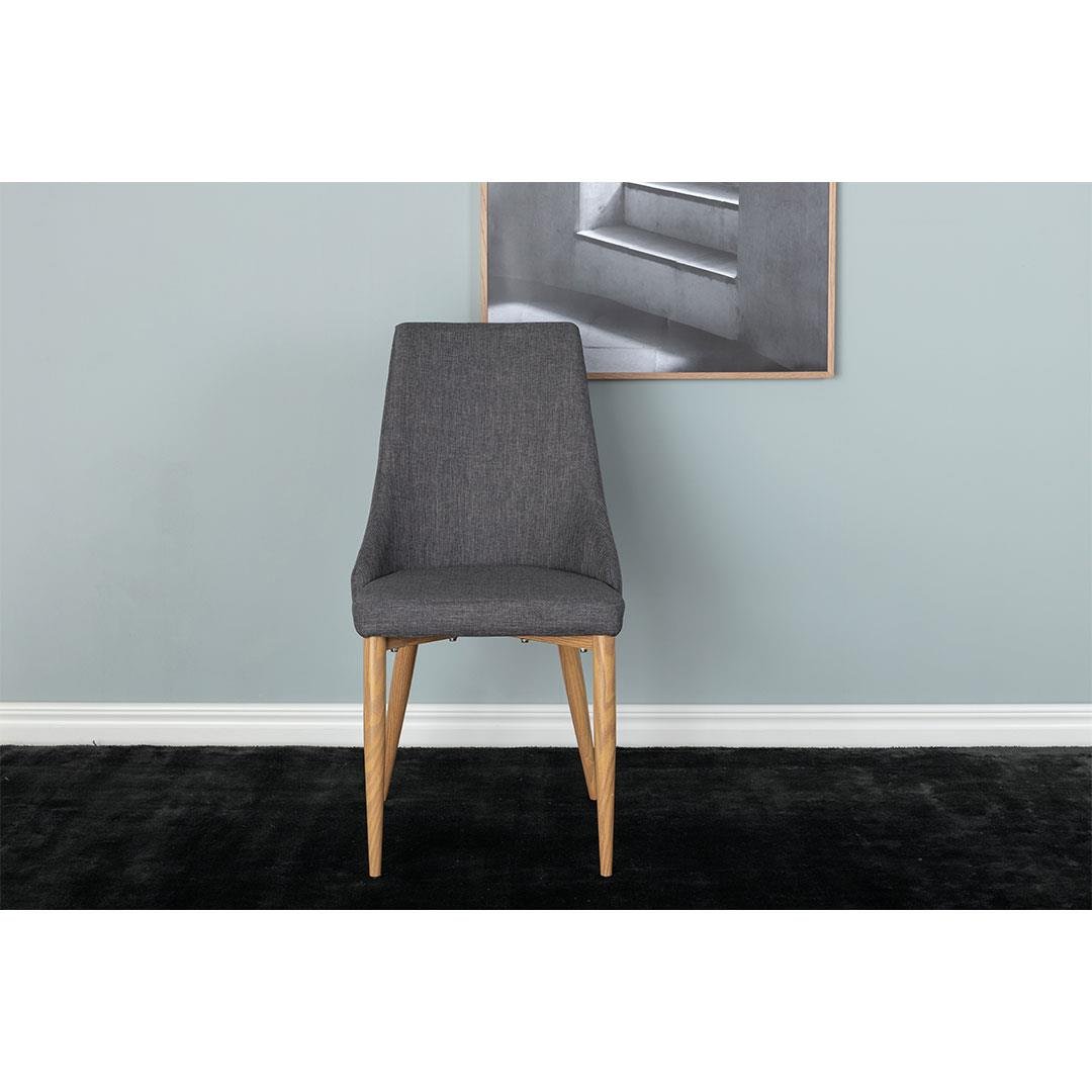 Venture Home Leone Stoel 63 x 91 x 46,5 - Donkergrijs