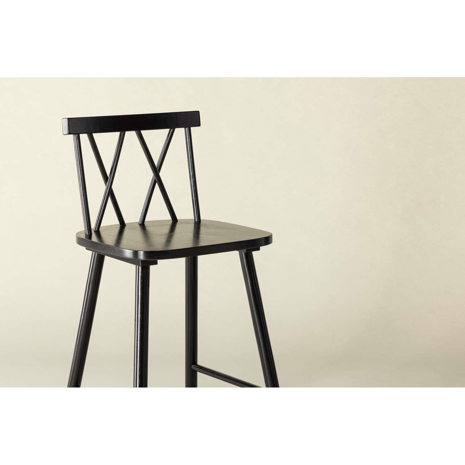 Venture Home Mollöström Stoel 44 x 90 x 43 - Zwart - 2-pack