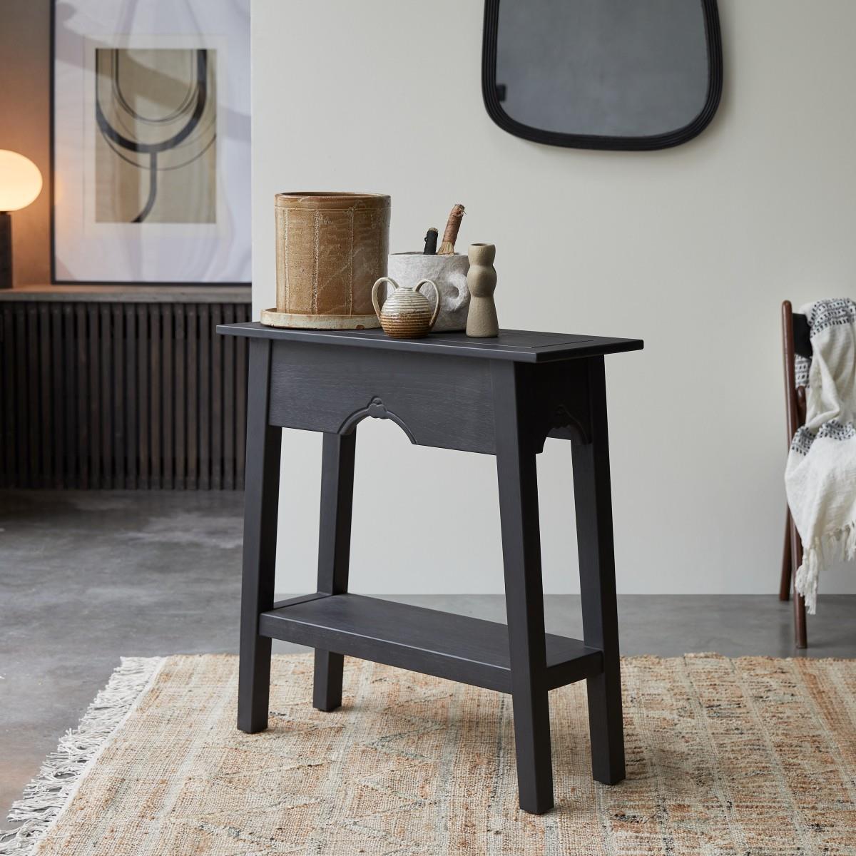 Tikamoon - Thaki Black - Bijzettafel van wengé