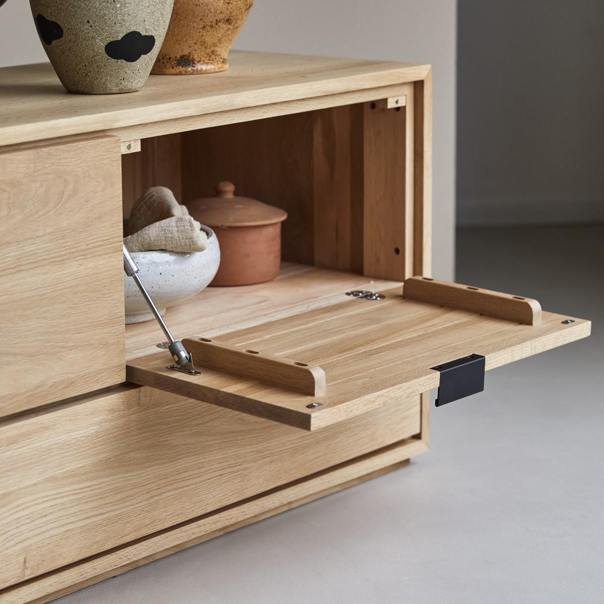 Tikamoon - Senson - Massief eiken tv-meubel 120 cm
