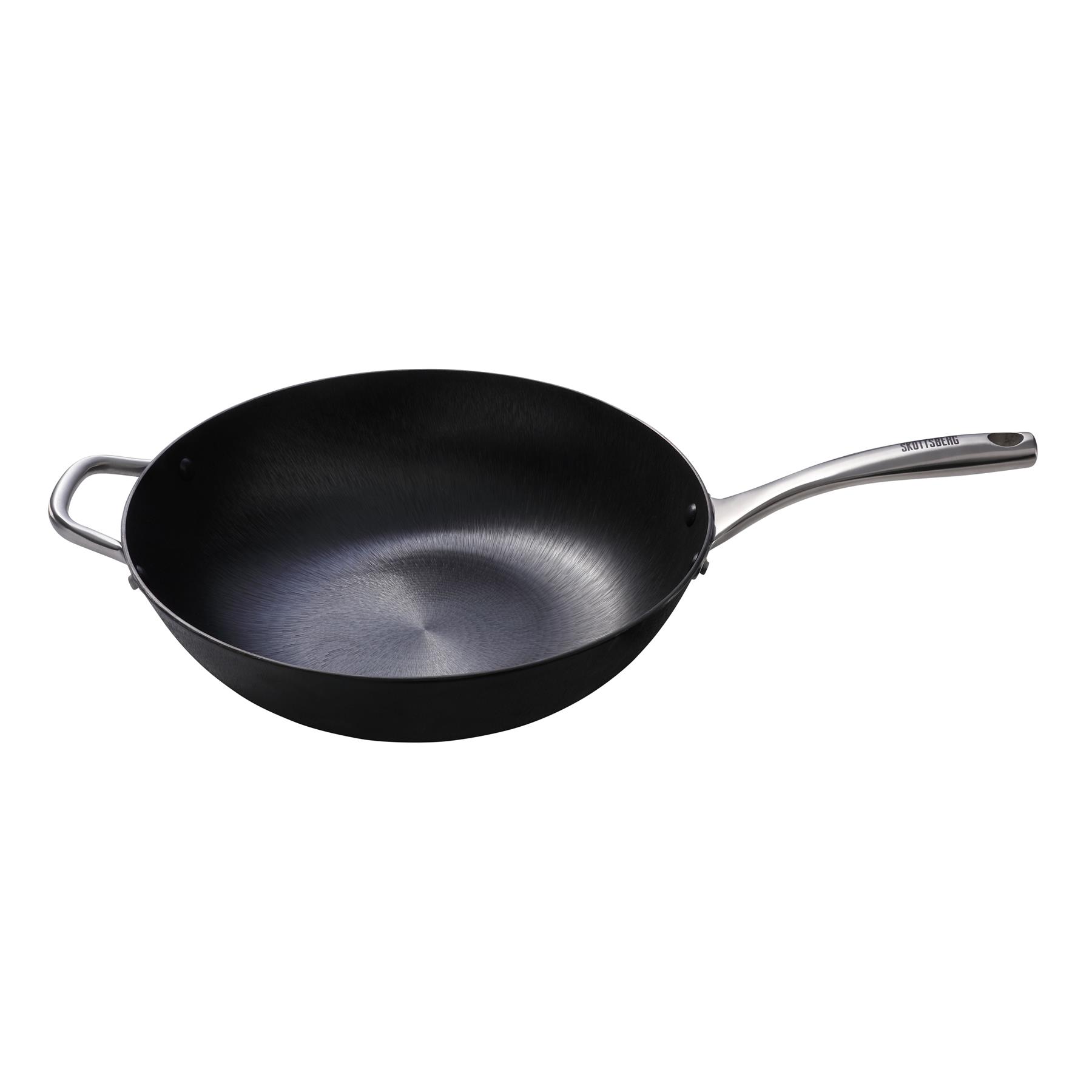 Skottsberg Wokpan Gietijzer 34 cm Cast Iron - alle warmtebronnen - Inductie