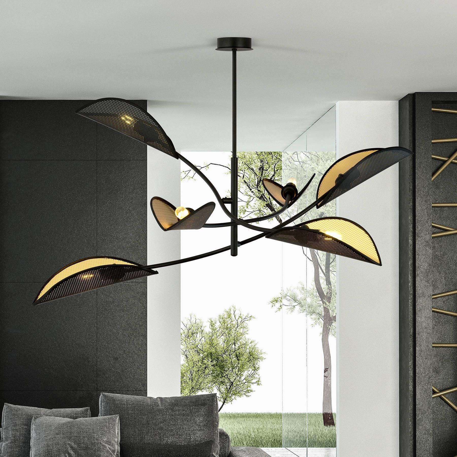 Casa Caron 6-lichts plafondlamp Lorah