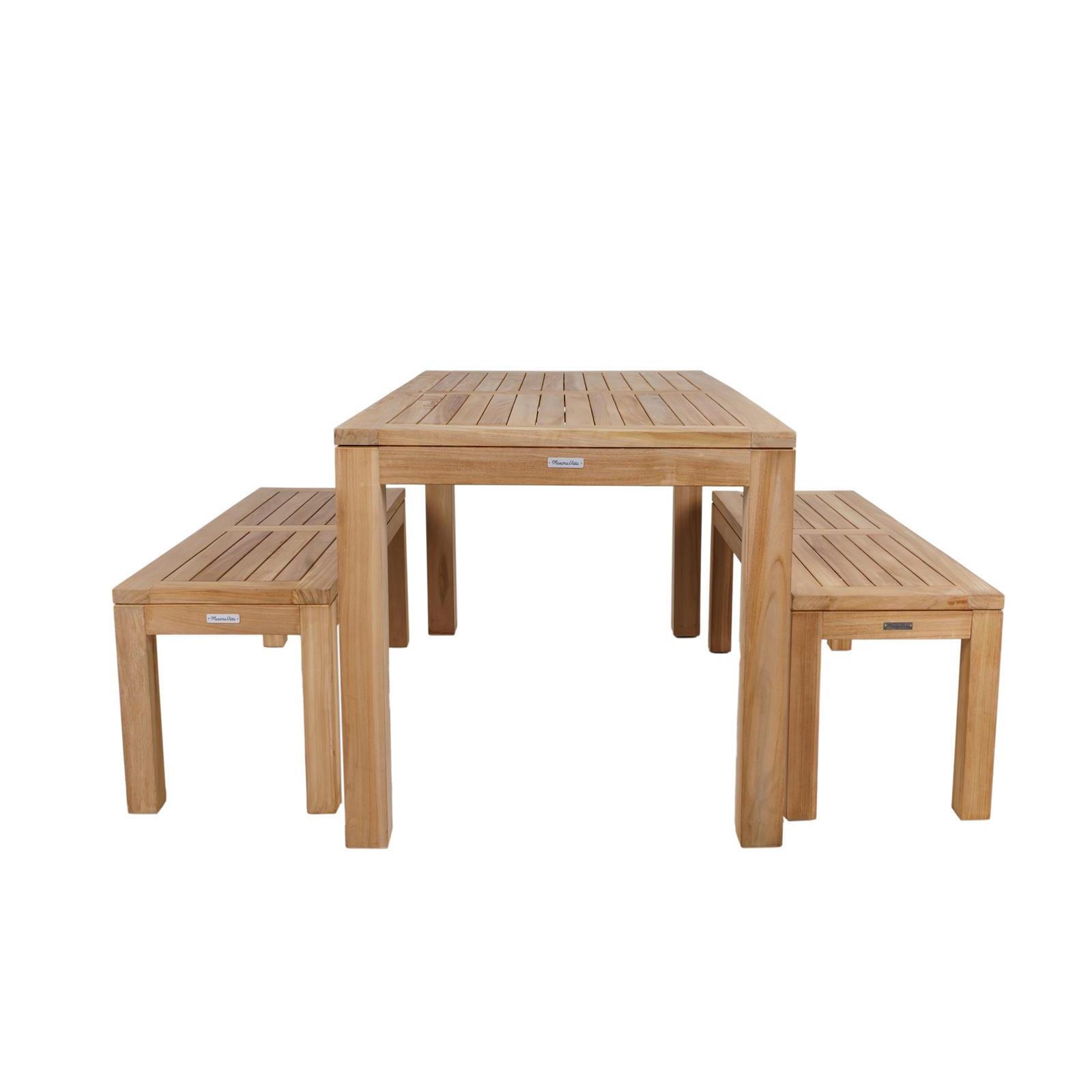 Teak picknickset Java 180 cm - 3-delig