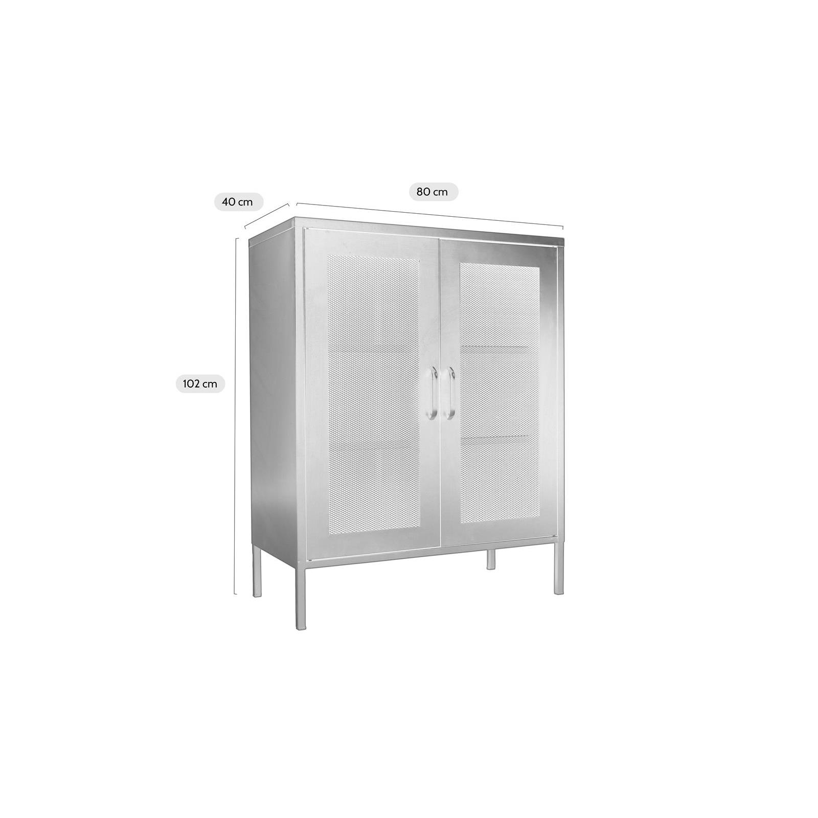 Metalen vitrine lockerkast Finn zwart