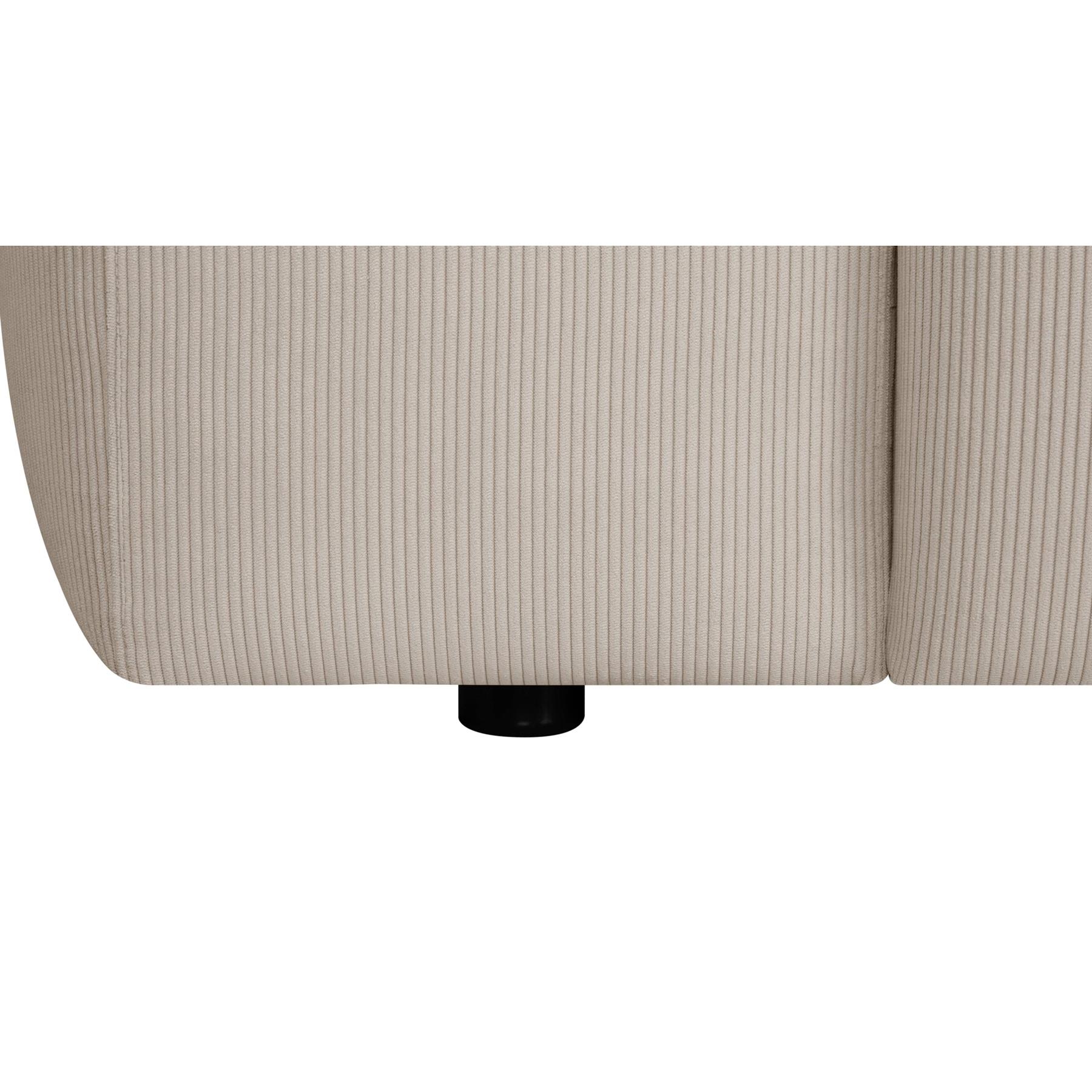 by fonQ Wonder 3-zitshoekbank met Chaise Longue Links - Rib