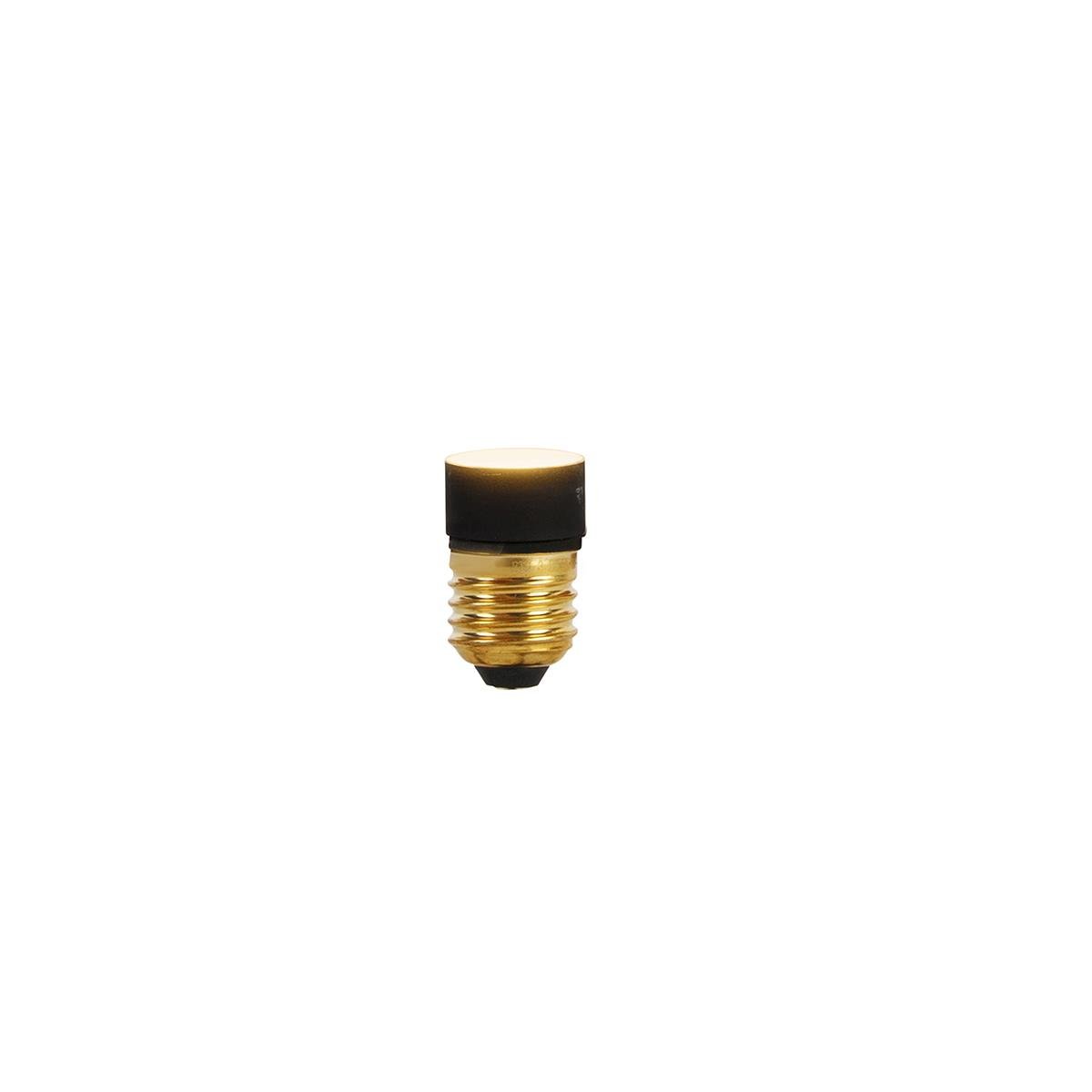 QAZQA Vloerlamp zwart met goud en smoke glas incl. PUCC - Zuzanna