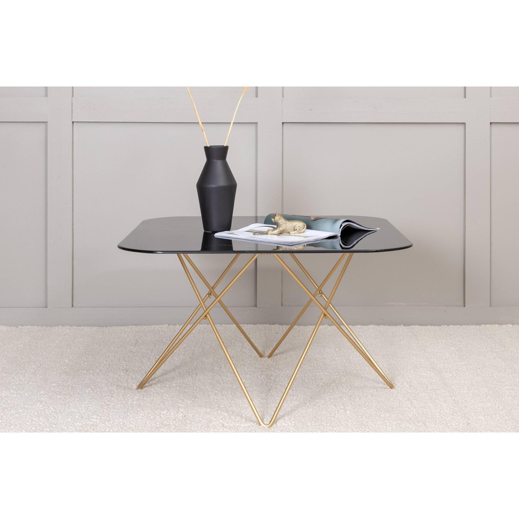 Venture Home Tristar Salontafel 80 x 80 - Zwart