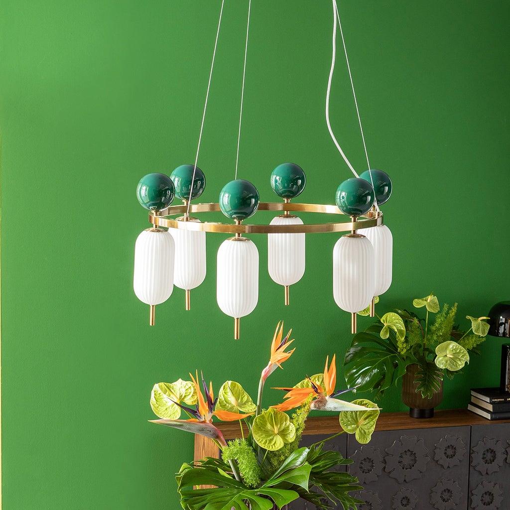 Kare Hanglamp Charleston Six 68cm