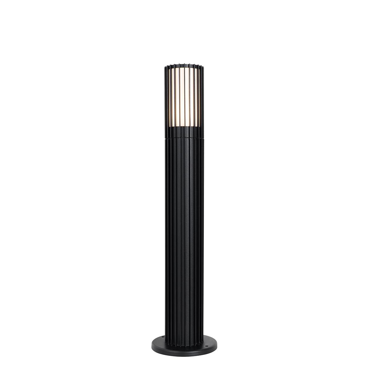 QAZQA Design buiten paaltje zwart 50 cm IP44 - Boris