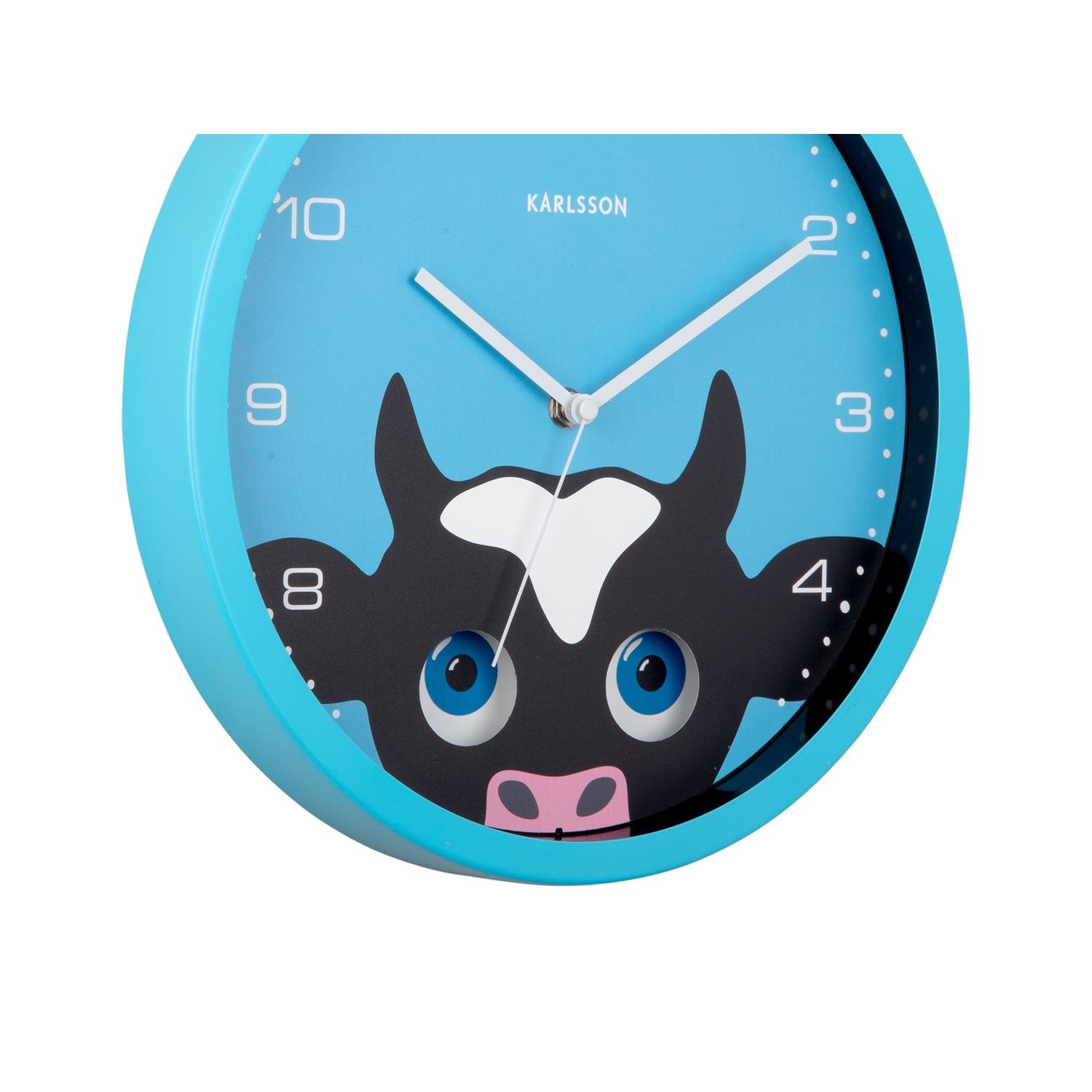 Karlsson - Wall Clock Peekaboo Cow