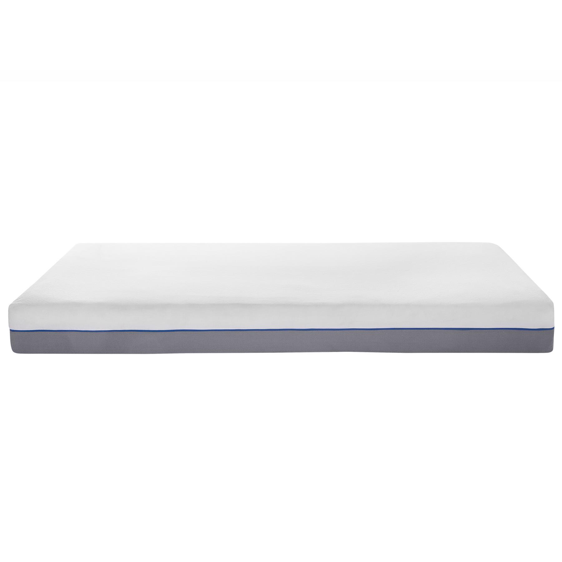 Beliani - GLEE - Traagschuimmatras - Wit - 90 x 200 cm - Polyester
