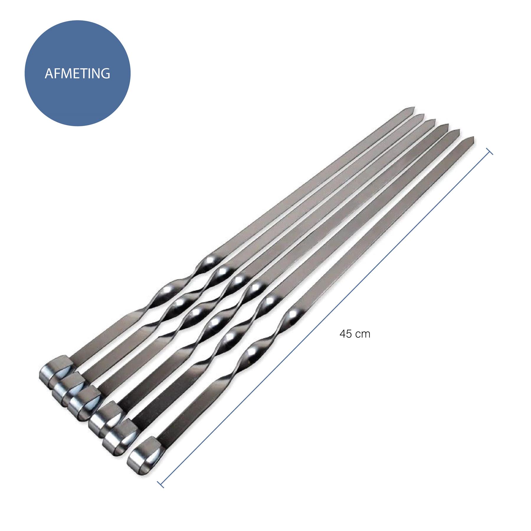 Krumble Barbecue spiezen set van 18