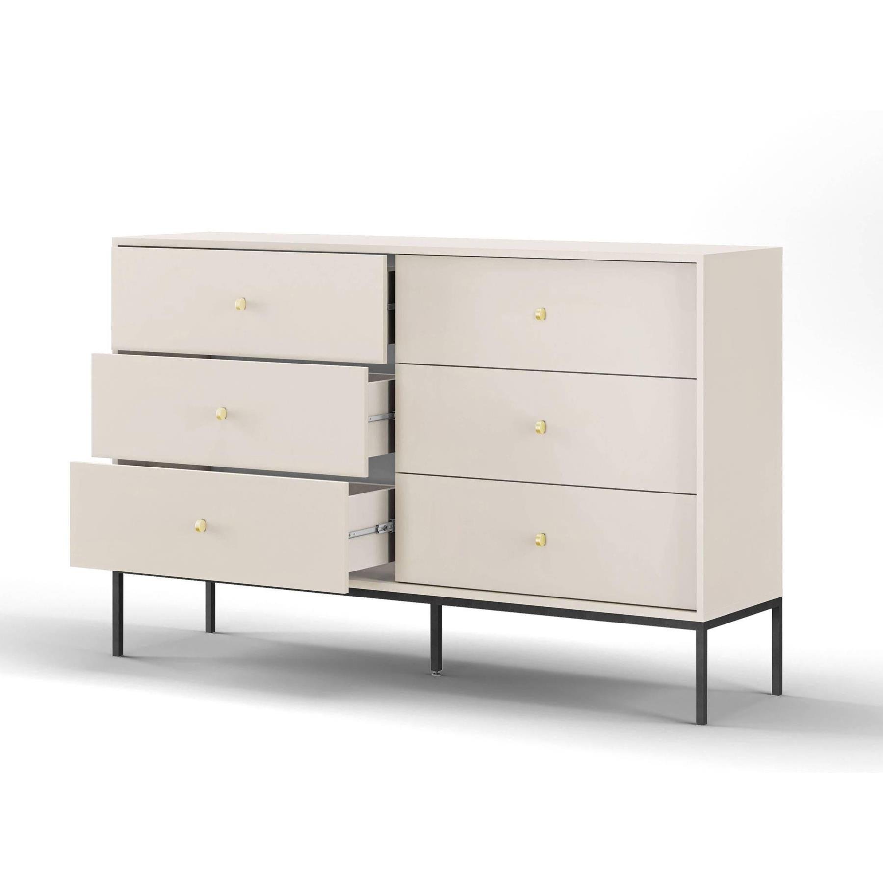 NADUVI Collection Dressoir Monique 6 lades