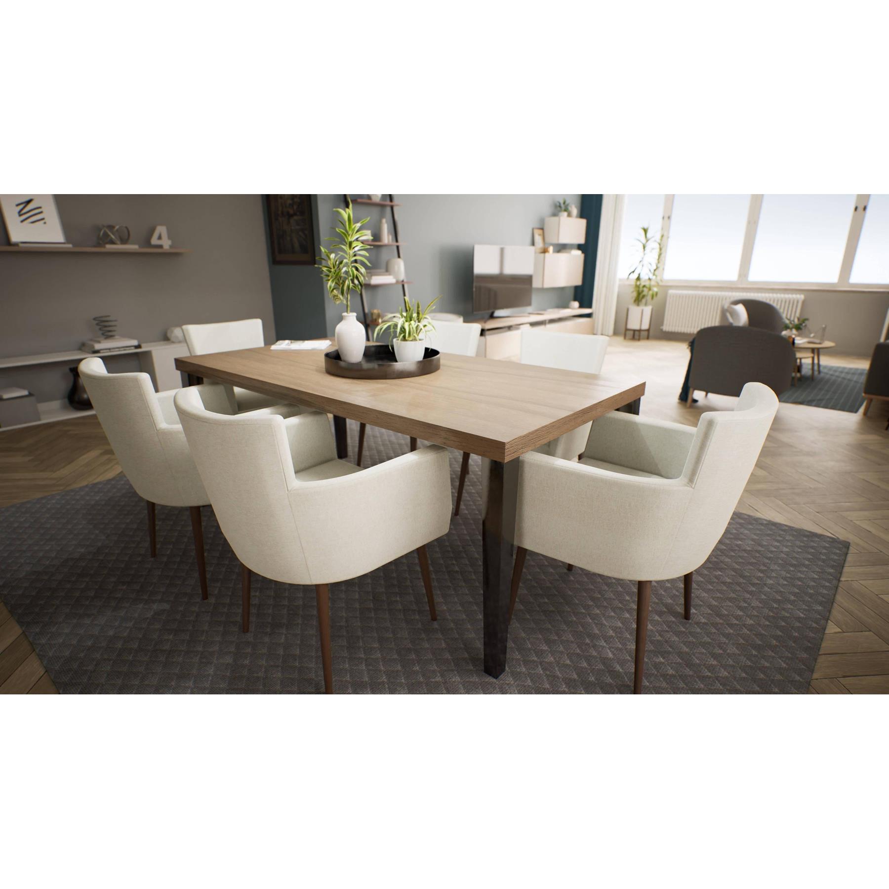 NADUVI Collection Set van 2 eetkamerstoelen Billie