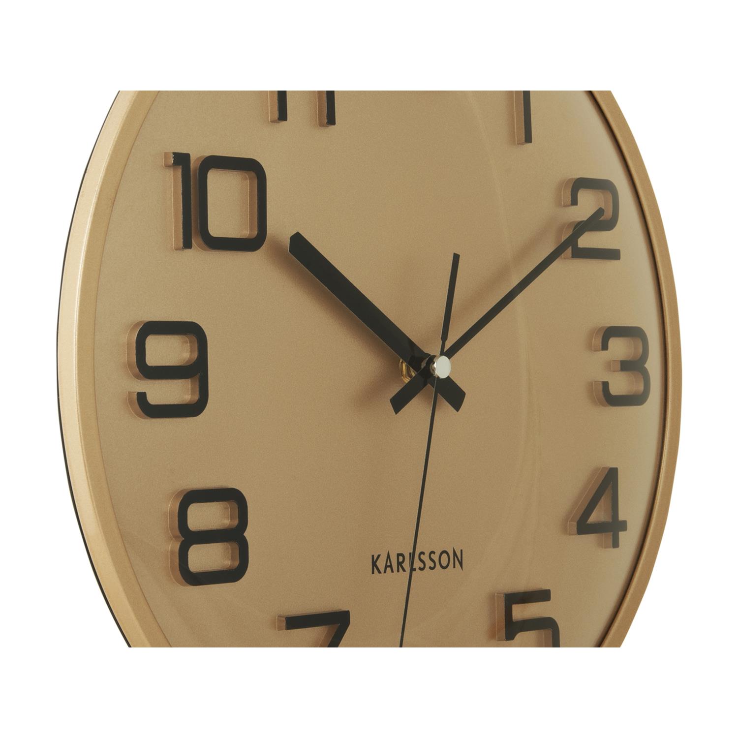 Karlsson - Wall Clock 3D Numbers