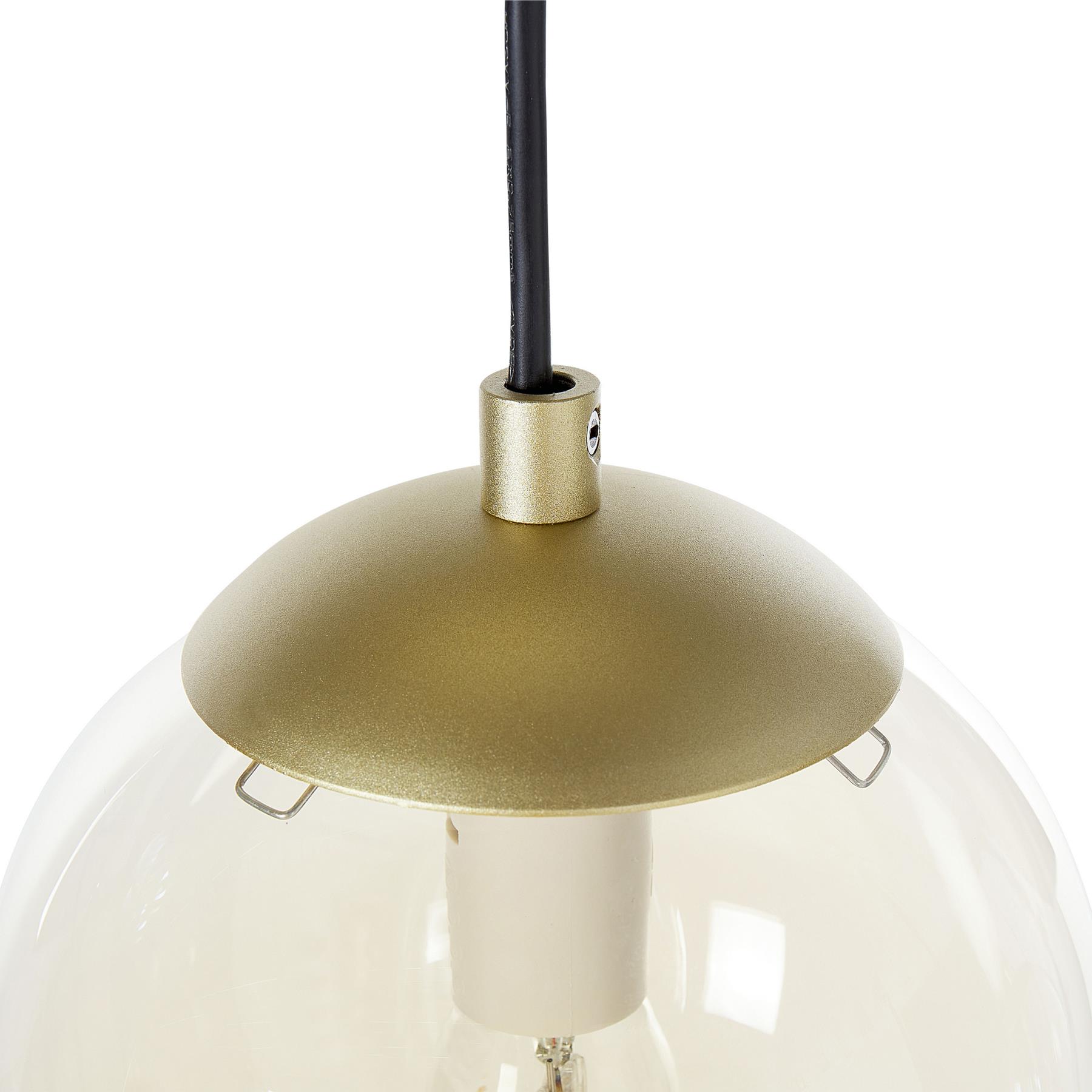 Beliani - NOEL - Hanglamp - Goud - Glas