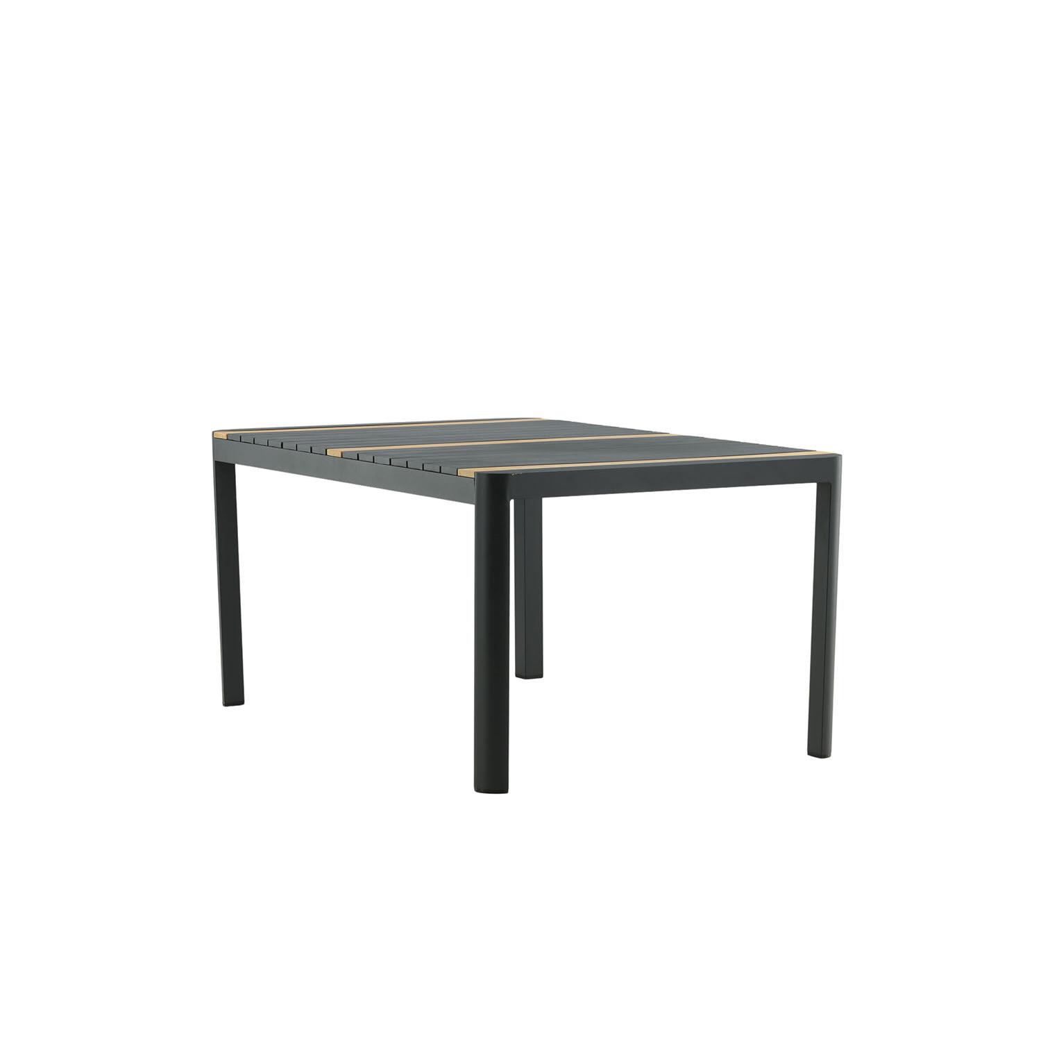Rebellenclub Ferna Tuintafel - 150 x 90cm - Zwart
