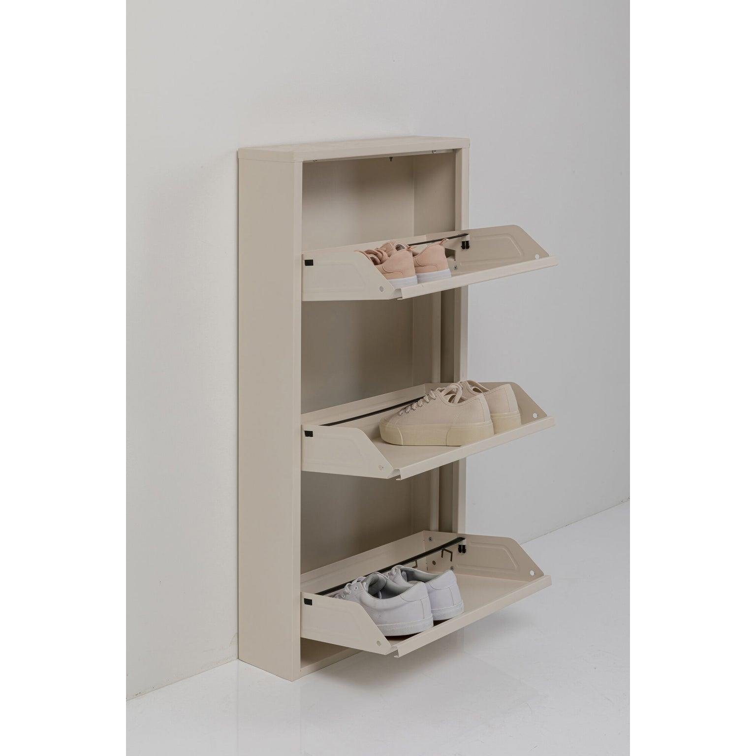 Kare Schoenenkast Caruso 3 Cream (MO)