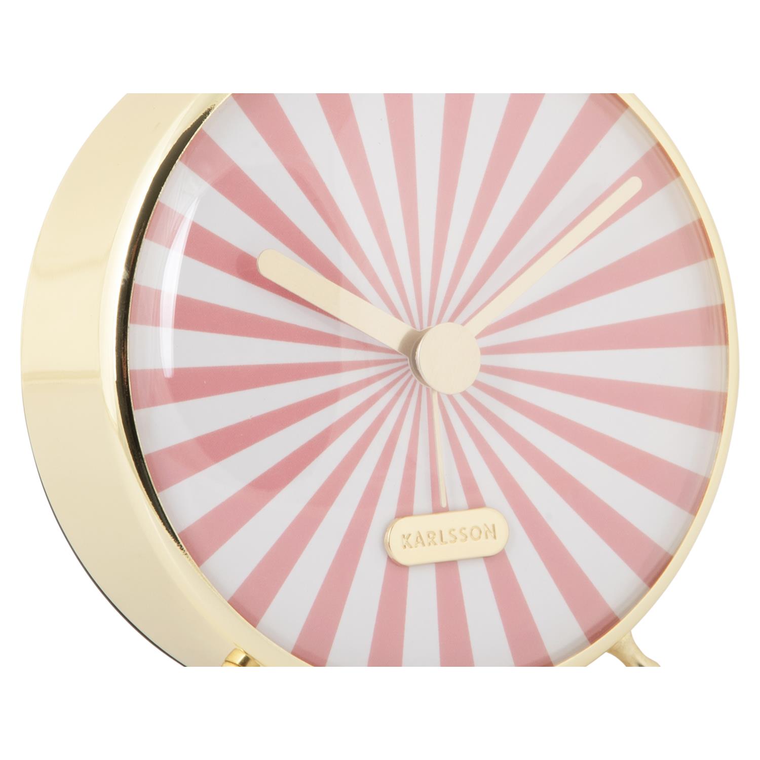 Karlsson Wekker Candy Swirl - Roze - 12.5x3.7x12.5cm