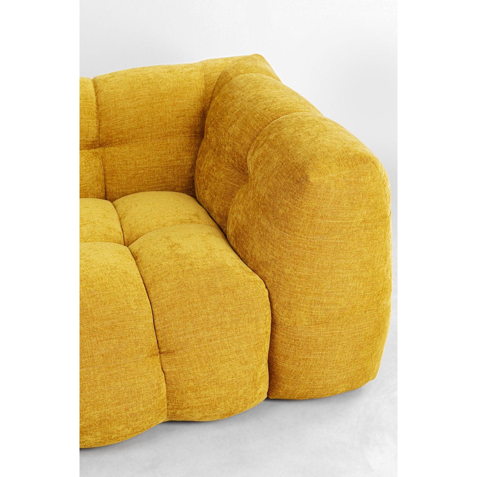 Kare Bank 3-zits Salamanca Yellow 240cm