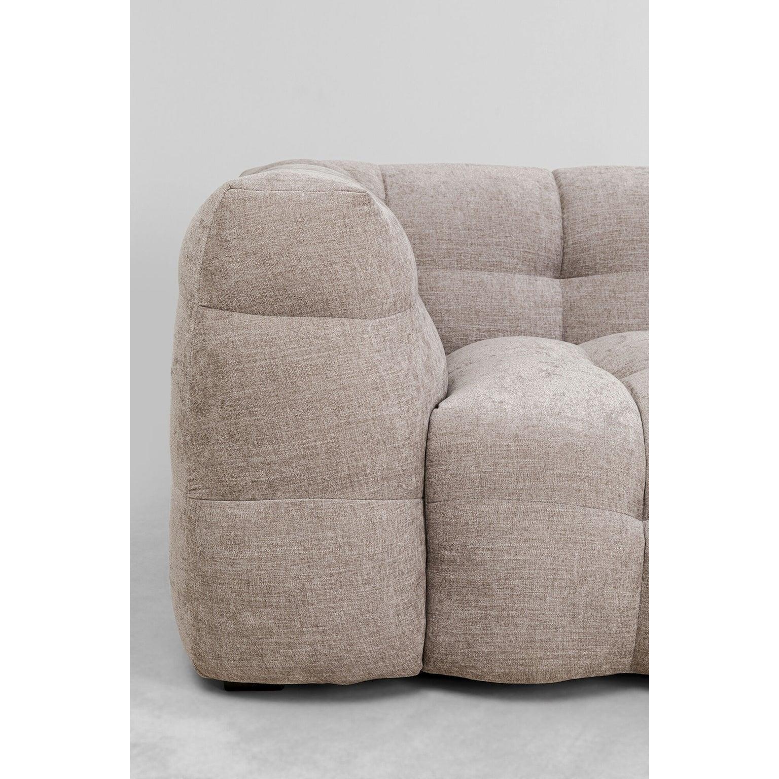 Kare Bank 3-zits Salamanca Grey 240cm