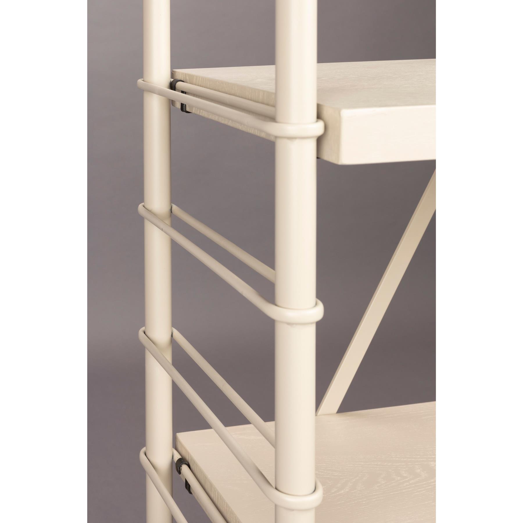 Dutchbone Iron Stellingkast Beige Hoog