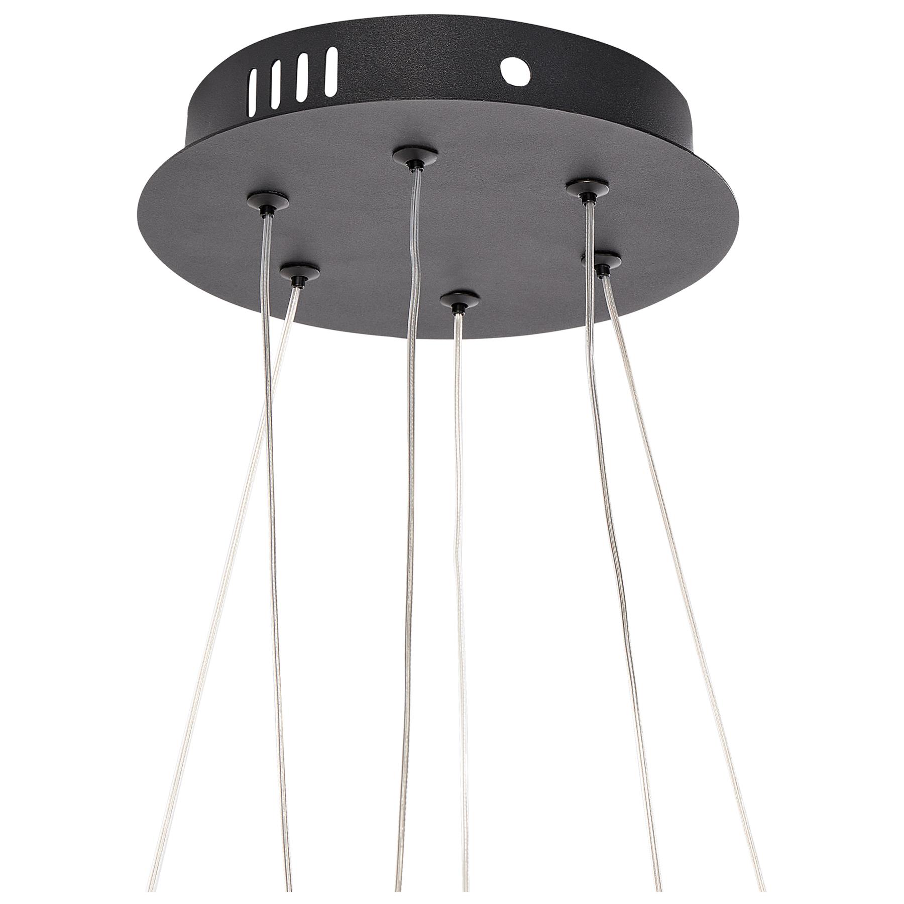 Beliani - KANDRA - Hanglamp LED - Zwart - Metaal